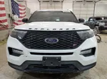 2021 Ford Explorer St White vin: 1FM5K8GC8MGA82888