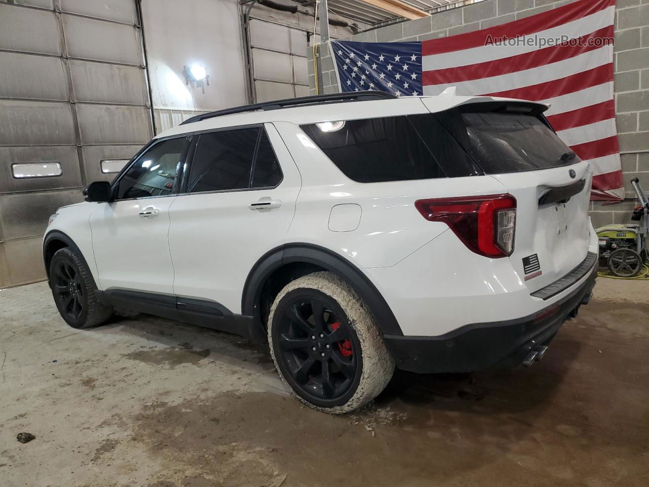 2021 Ford Explorer St Белый vin: 1FM5K8GC8MGA82888