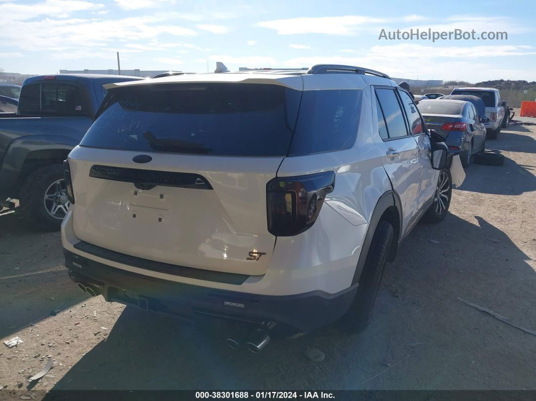 2020 Ford Explorer St White vin: 1FM5K8GC9LGA05364