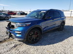 2020 Ford Explorer St Blue vin: 1FM5K8GC9LGB34222