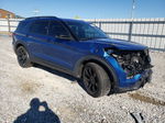 2020 Ford Explorer St Blue vin: 1FM5K8GC9LGB34222