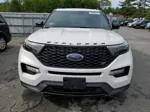 2020 Ford Explorer St White vin: 1FM5K8GC9LGB37475