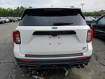 2020 Ford Explorer St White vin: 1FM5K8GC9LGB37475