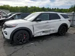 2020 Ford Explorer St White vin: 1FM5K8GC9LGB37475