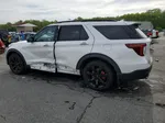 2020 Ford Explorer St White vin: 1FM5K8GC9LGB37475