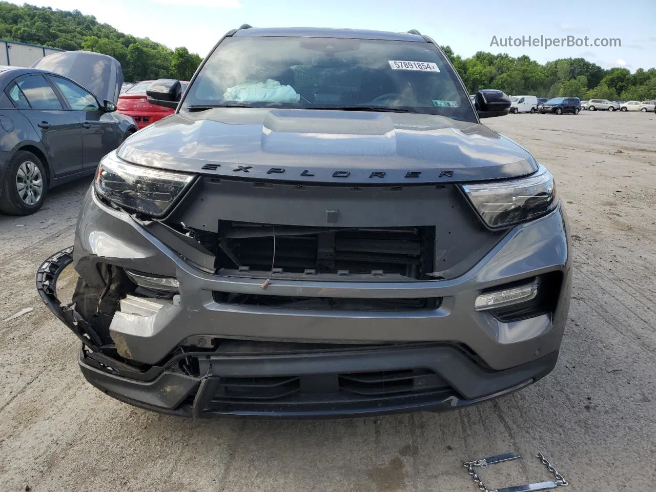 2021 Ford Explorer St Charcoal vin: 1FM5K8GC9MGA03194