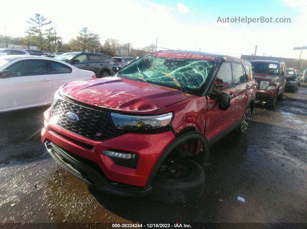 2021 Ford Explorer St Red vin: 1FM5K8GC9MGA67204