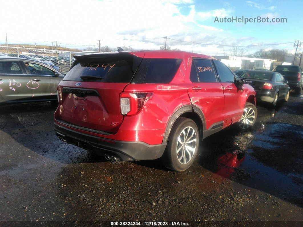 2021 Ford Explorer St Red vin: 1FM5K8GC9MGA67204