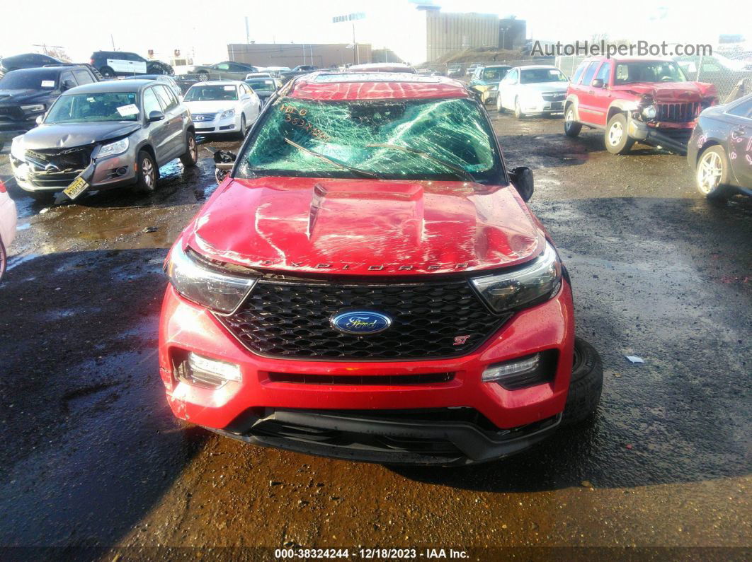 2021 Ford Explorer St Red vin: 1FM5K8GC9MGA67204