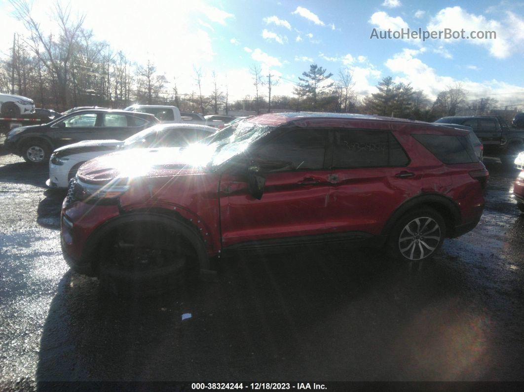 2021 Ford Explorer St Red vin: 1FM5K8GC9MGA67204