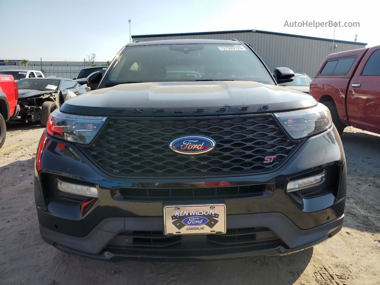 2020 Ford Explorer St Черный vin: 1FM5K8GCXLGA10153