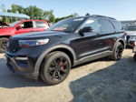 2020 Ford Explorer St Black vin: 1FM5K8GCXLGA10153