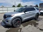 2020 Ford Explorer St Серебряный vin: 1FM5K8GCXLGA81319