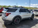 2020 Ford Explorer St Серебряный vin: 1FM5K8GCXLGA81319