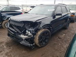 2020 Ford Explorer St Black vin: 1FM5K8GCXLGC76613