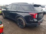 2020 Ford Explorer St Black vin: 1FM5K8GCXLGC76613