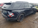 2020 Ford Explorer St Black vin: 1FM5K8GCXLGC76613