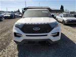 2021 Ford Explorer St White vin: 1FM5K8GCXMGA72525