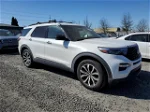 2021 Ford Explorer St White vin: 1FM5K8GCXMGA72525