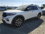 2021 Ford Explorer St White vin: 1FM5K8GCXMGA72525