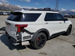 2021 Ford Explorer St White vin: 1FM5K8GCXMGB32285