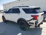 2021 Ford Explorer St White vin: 1FM5K8GCXMGB32285