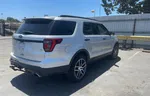 2017 Ford Explorer Sport Silver vin: 1FM5K8GT0HGA76346