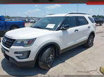 2017 Ford Explorer Sport White vin: 1FM5K8GT0HGD39581