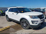 2017 Ford Explorer Sport White vin: 1FM5K8GT0HGD39581