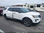 2018 Ford Explorer Sport White vin: 1FM5K8GT0JGB06290