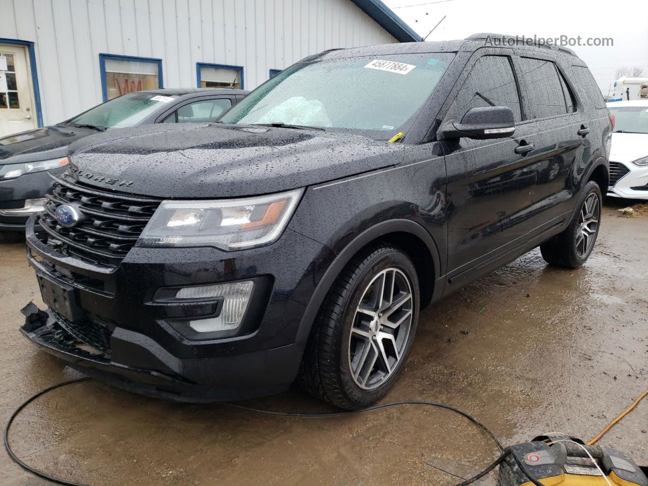 2017 Ford Explorer Sport Black vin: 1FM5K8GT1HGA46496