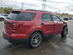 2017 Ford Explorer Sport Red vin: 1FM5K8GT1HGD54638