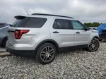 2018 Ford Explorer Sport Silver vin: 1FM5K8GT1JGB13619