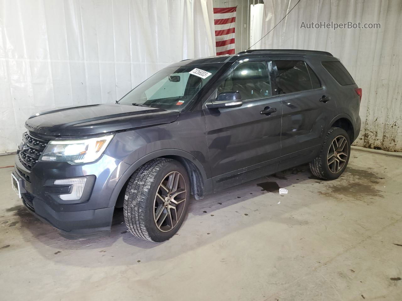 2017 Ford Explorer Sport Угольный vin: 1FM5K8GT2HGB26079