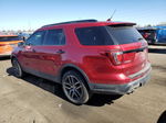 2018 Ford Explorer Sport Maroon vin: 1FM5K8GT2JGC27564