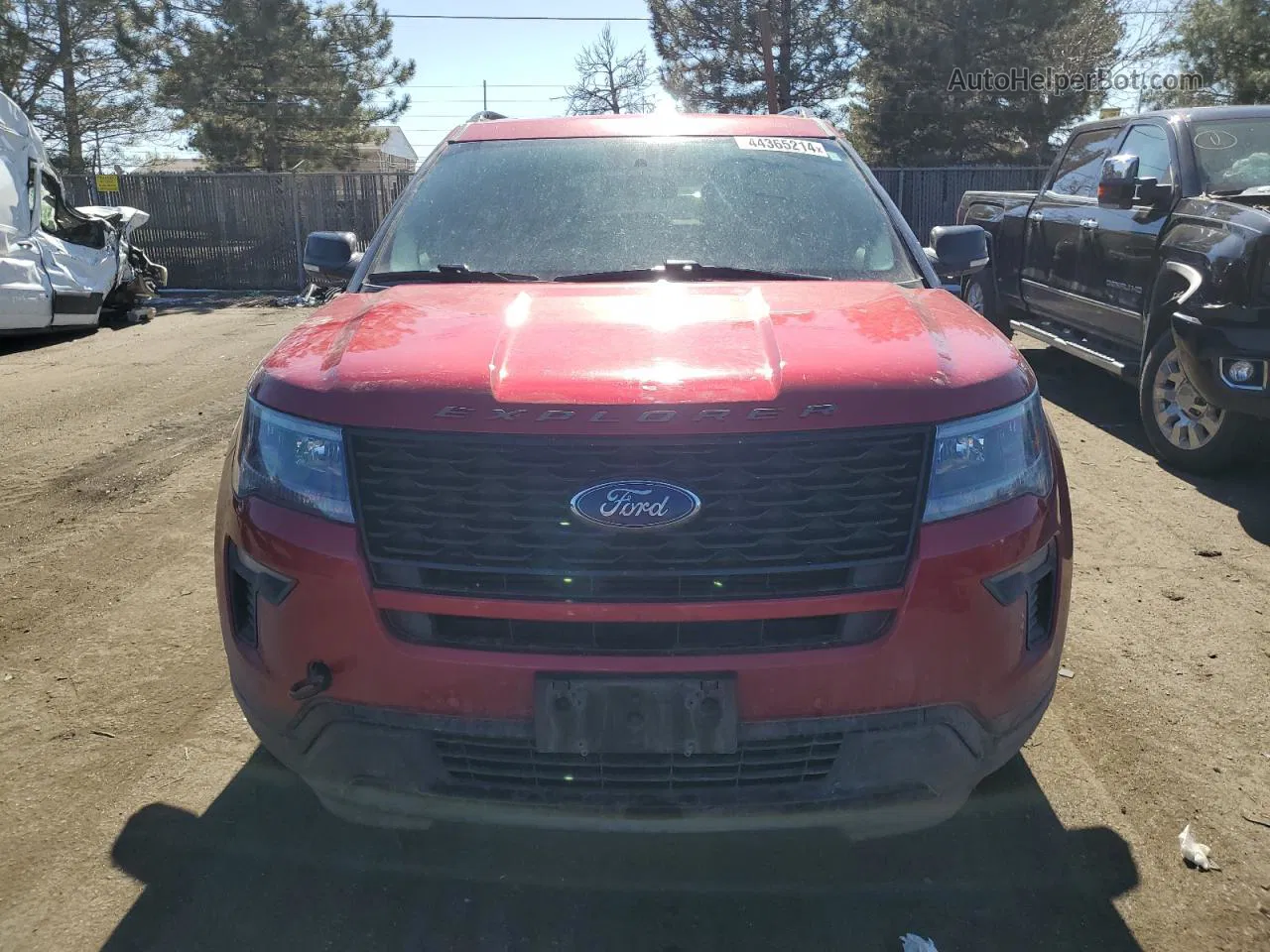 2018 Ford Explorer Sport Maroon vin: 1FM5K8GT2JGC27564