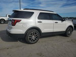 2016 Ford Explorer Sport White vin: 1FM5K8GT3GGC94747