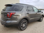 2017 Ford Explorer Sport Gray vin: 1FM5K8GT3HGA22023