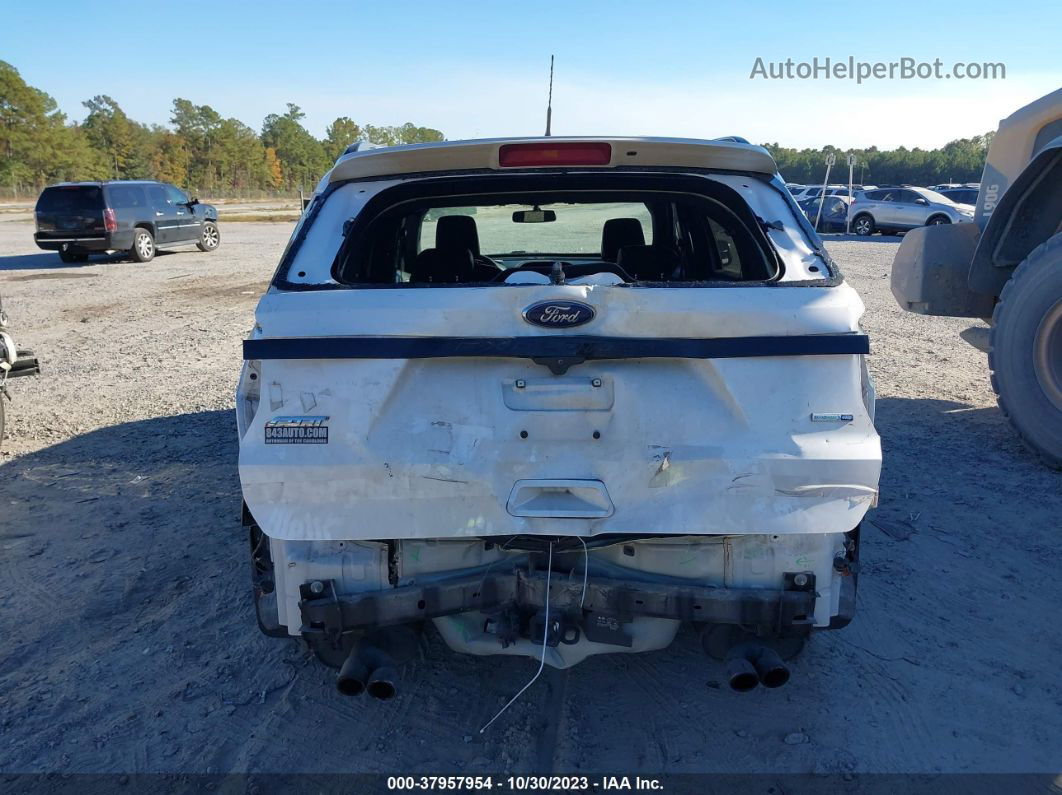 2018 Ford Explorer Sport White vin: 1FM5K8GT3JGC63697