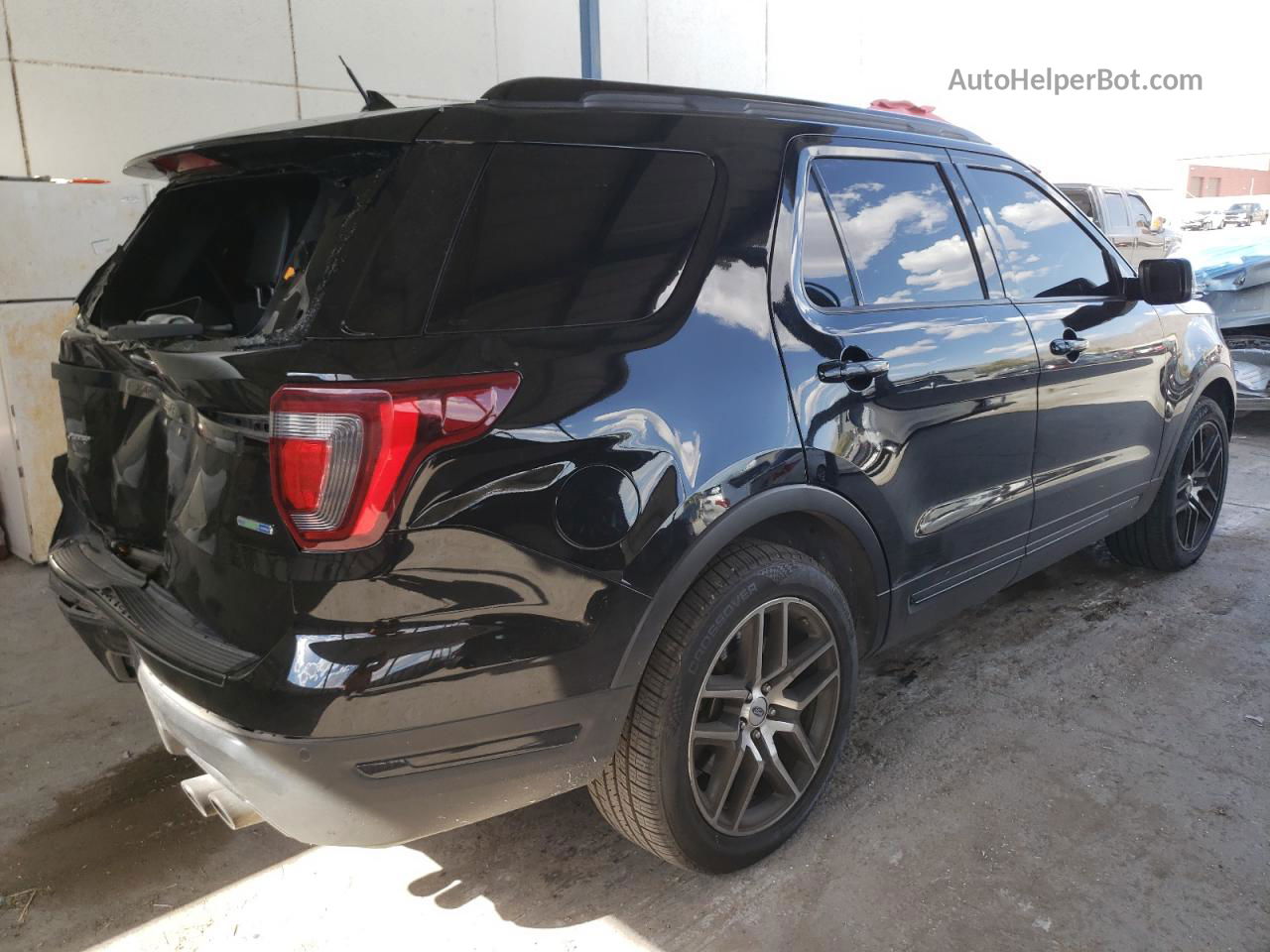 2018 Ford Explorer Sport Черный vin: 1FM5K8GT4JGC40977