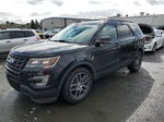 2017 Ford Explorer Sport Blue vin: 1FM5K8GT5HGC77935