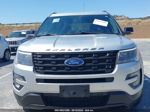 2017 Ford Explorer Sport Silver vin: 1FM5K8GT5HGD55789