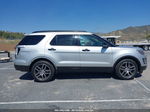 2017 Ford Explorer Sport Silver vin: 1FM5K8GT5HGD55789