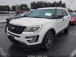 2017 Ford Explorer Sport White vin: 1FM5K8GT6HGB14825