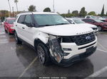 2017 Ford Explorer Sport White vin: 1FM5K8GT6HGB14825