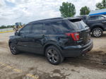 2018 Ford Explorer Sport Black vin: 1FM5K8GT6JGA97532