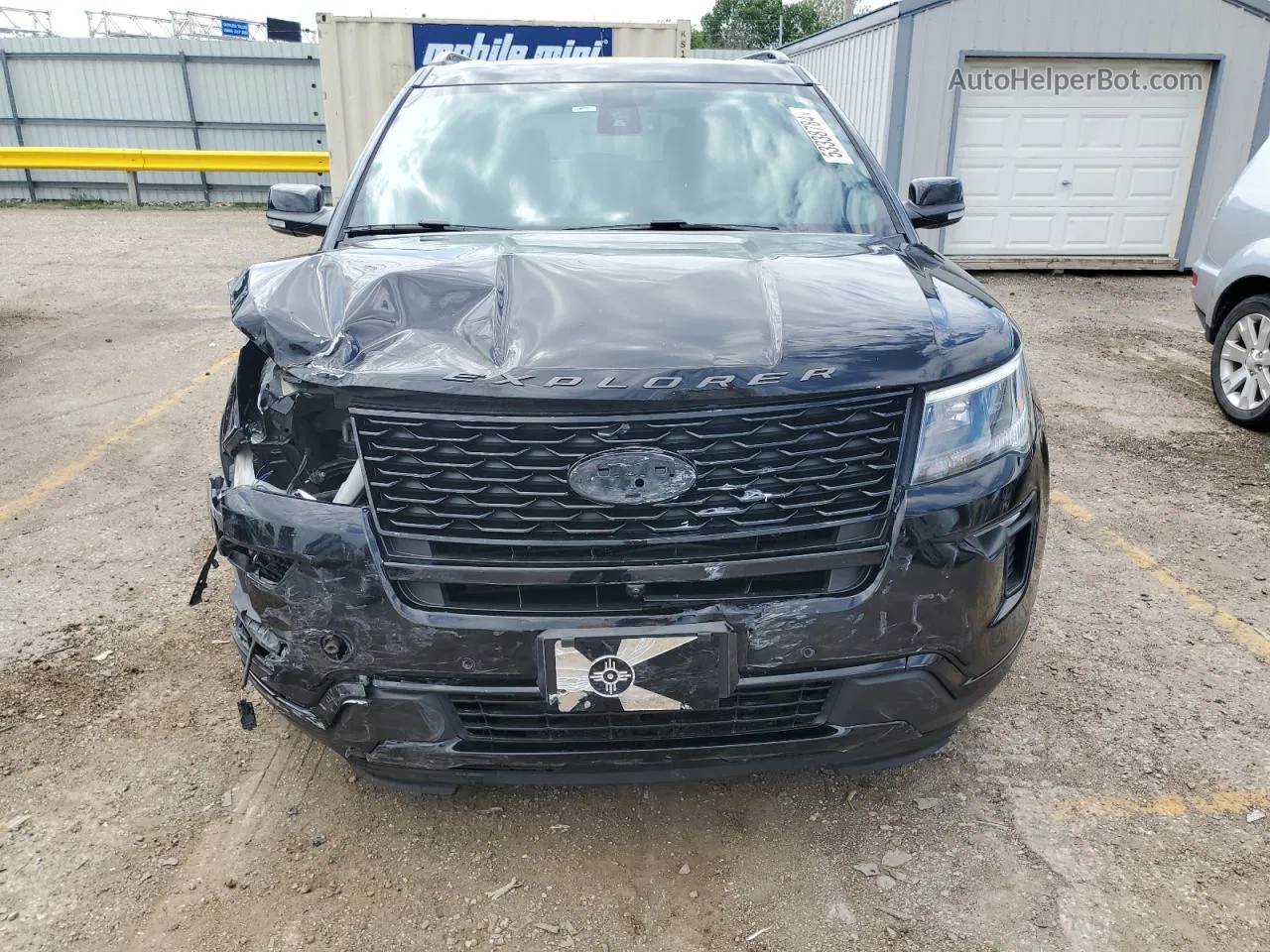 2018 Ford Explorer Sport Black vin: 1FM5K8GT6JGA97532