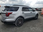 2018 Ford Explorer Sport Silver vin: 1FM5K8GT6JGB32165