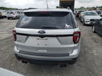 2018 Ford Explorer Sport Silver vin: 1FM5K8GT6JGB32165