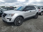 2018 Ford Explorer Sport Silver vin: 1FM5K8GT6JGB32165